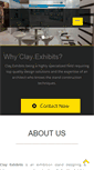 Mobile Screenshot of clayexhibits.com